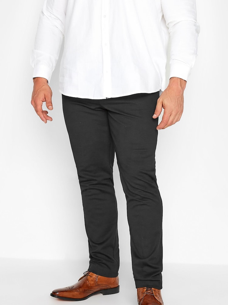 BadRhino Big & Tall Black Stretch Trousers - Image 3 of 3