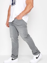 BadRhino Big & Tall Grey Stretch Jeans - Image 1 of 3