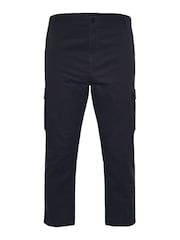 BadRhino Big & Tall Blue Stretch Cargo Trousers - Image 3 of 3