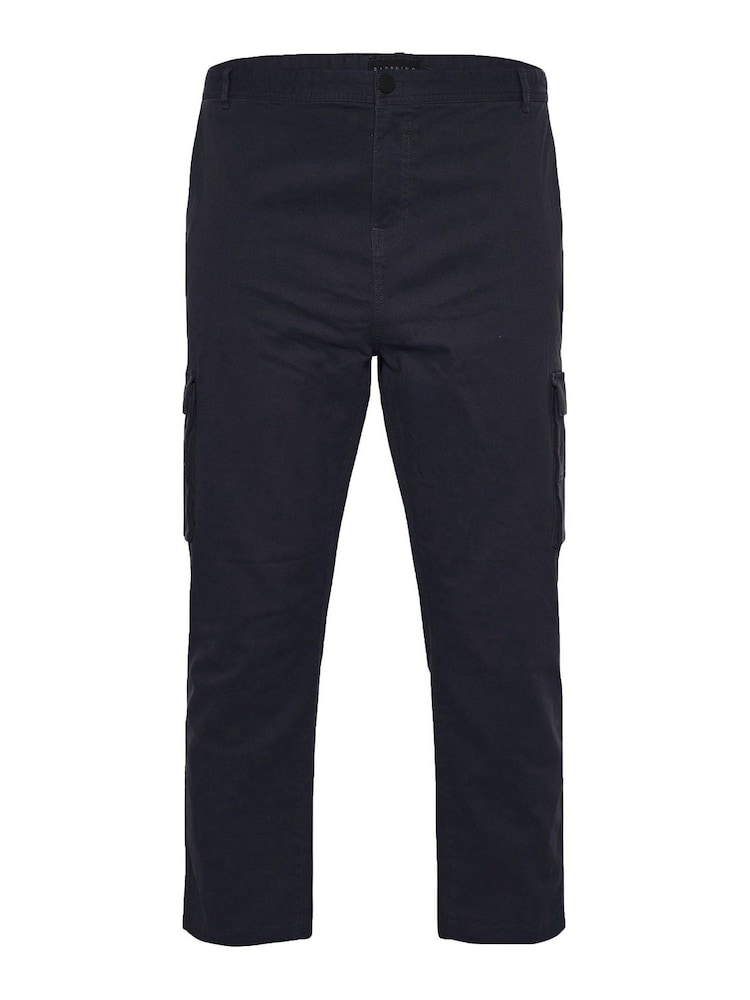 BadRhino Big & Tall Blue Stretch Cargo Trousers - Image 3 of 3