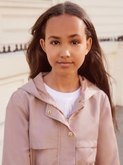 Lipsy Pink Lightweight Rain Coat (3yrs-16yrs) - Image 4 of 4