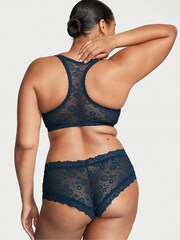 Victoria's Secret Noir Navy Blue Posey Lace Knickers - Image 2 of 3