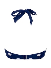Pour Moi Blue Halter Beach House Bikini Top - Image 5 of 5