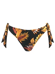 Pour Moi Black Tie Side Paradiso Bikini Bottoms - Image 4 of 5