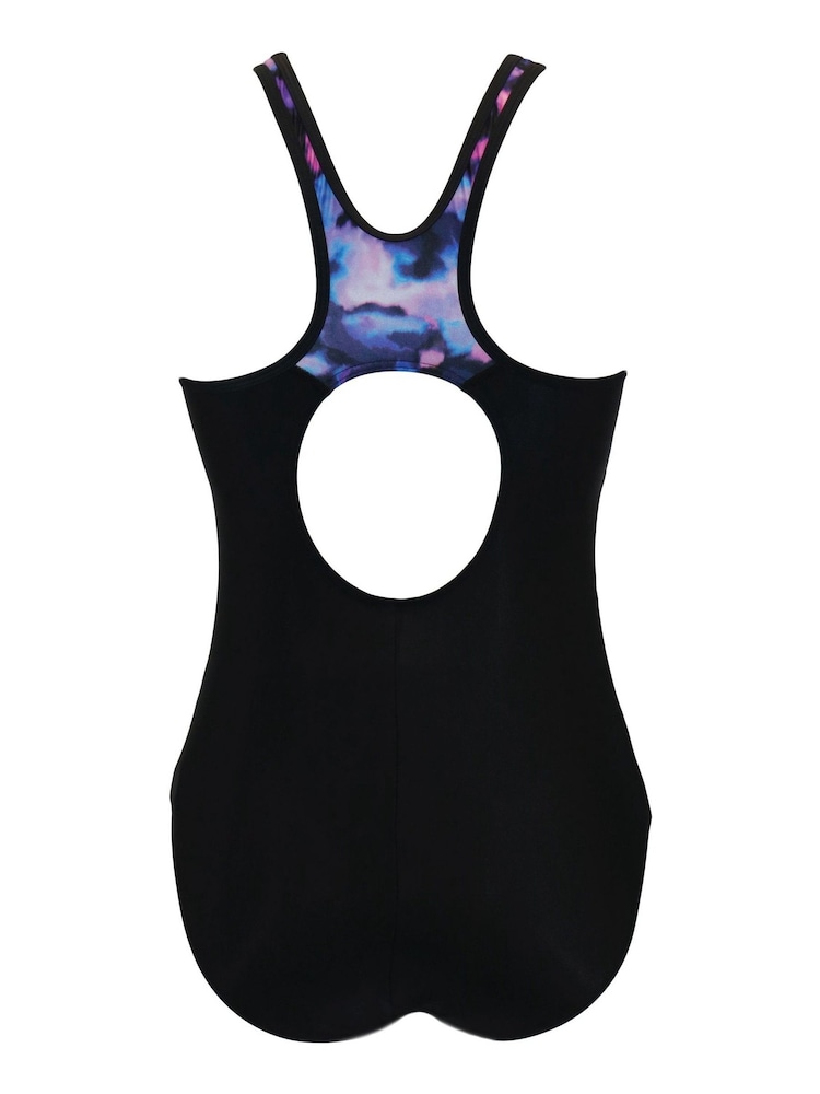 Pour Moi Black Tie Dye Energy Chlorine Resistant Swimsuit - Image 4 of 4