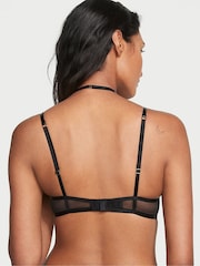 Victoria's Secret Black Embroidered Unlined Demi Bra - Image 2 of 3