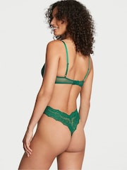 Victoria's Secret Spruce Green Lace Up Bodysuit - Image 2 of 3