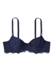 Victoria's Secret Ensign Navy Blue Smooth Unlined Balcony Bra - Image 3 of 3