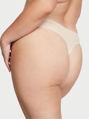 Victoria's Secret Marzipan Nude Lace Thong Knickers - Image 2 of 3