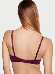 Victoria's Secret Kir With Black Red Mini Logo Non Wired Lightly Lined Bra - Image 2 of 3