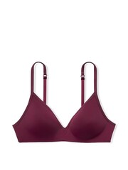 Victoria's Secret Kir With Black Red Mini Logo Non Wired Lightly Lined Bra - Image 3 of 3