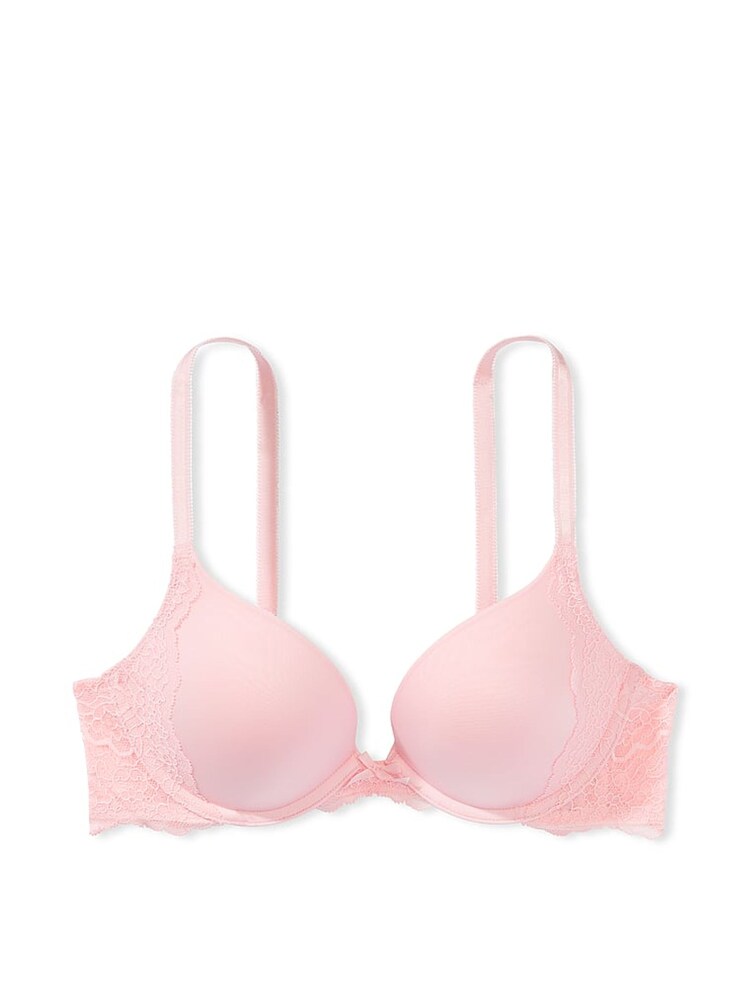 Victoria's Secret Pretty Blossom Pink Smooth Push Up Bra - Image 3 of 3