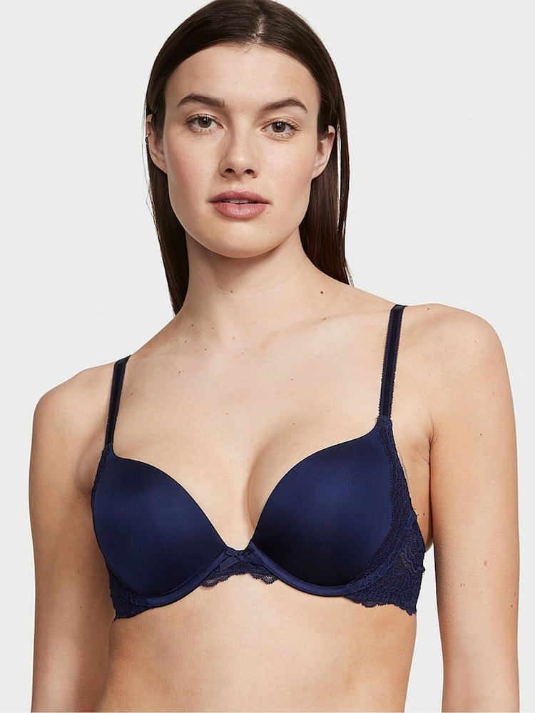 Victoria's Secret Ensign Navy Blue Smooth Push Up Bra - Image 1 of 3