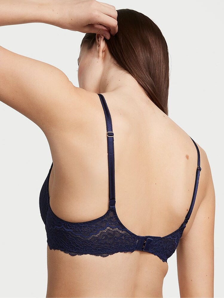 Victoria's Secret Ensign Navy Blue Smooth Push Up Bra - Image 2 of 3