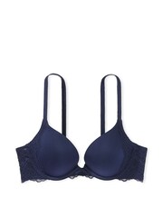 Victoria's Secret Ensign Navy Blue Smooth Push Up Bra - Image 3 of 3