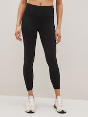 Gap Black 7/8 Length High Waisted Power Stretch Leggings - Image 1 of 7
