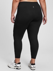 Gap Black 7/8 Length High Waisted Power Stretch Leggings - Image 6 of 7