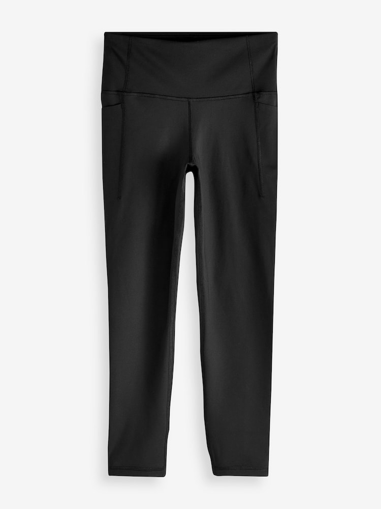 Gap Black 7/8 Length High Waisted Power Stretch Leggings - Image 7 of 7