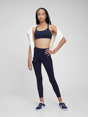 Gap Blue High Waisted Power Stretch Leggings - Image 1 of 4