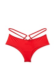 Victoria's Secret Lipstick Red So Obsessed Strappy Cheeky Panty - Image 3 of 4