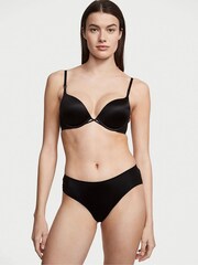 Victoria's Secret Black Smooth Back Cutout Cheeky Knickers - Image 1 of 3