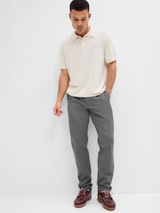 Grau - Gap Schmal zulaufende Basic-Chino - Bild 2 von 4