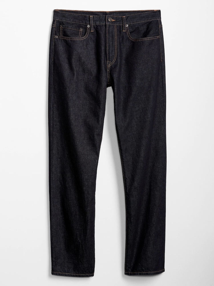 Gap Dark Indigo Blue Straight Fit Stretch Jeans - Image 2 of 2