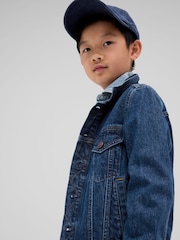 Azul - Chaqueta vaquera Icon de Gap (4-12 años) - Imagen 2 de 3