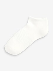 Gap White Adults 3 Pack Athletic Ribbed Ankle Socks - Image 2 of 2
