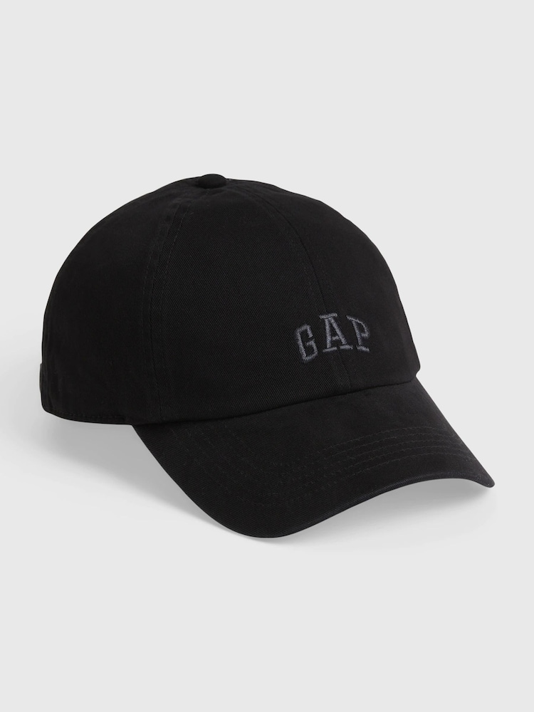 Gap Black Adult Logo Baseball Hat - Image 1 of 1 Gap Black Adult Logo Baseball Hat - Image 1 of 1