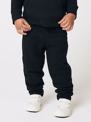 Negro - Pantalones de chándal con forro polar y logo de Gap (recién nacido-5 años) - Imagen 1 de 6