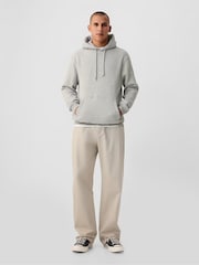 Gap Light Grey Vintage Soft Hoodie - Image 3 of 5