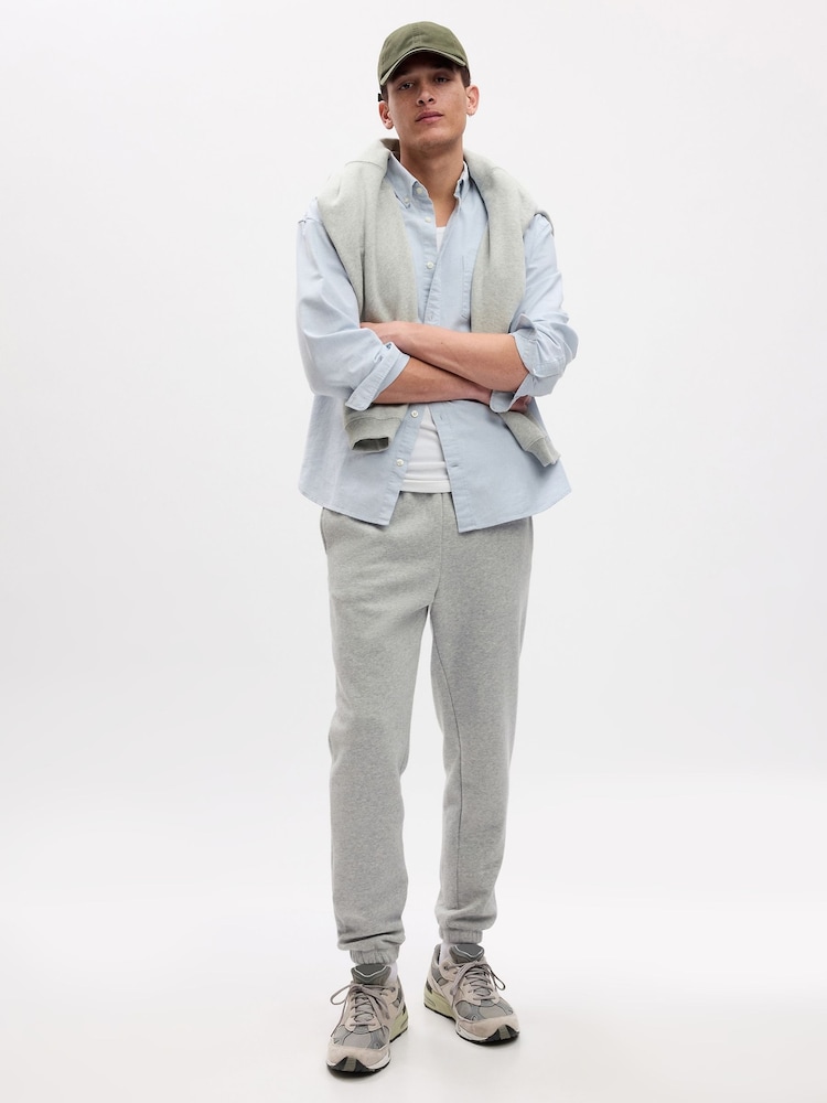 Gap Grey Vintage Soft Fleece-Lined Joggers - Image 1 of 8