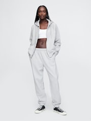 Gap Grey Vintage Soft Fleece-Lined Joggers - Image 2 of 8