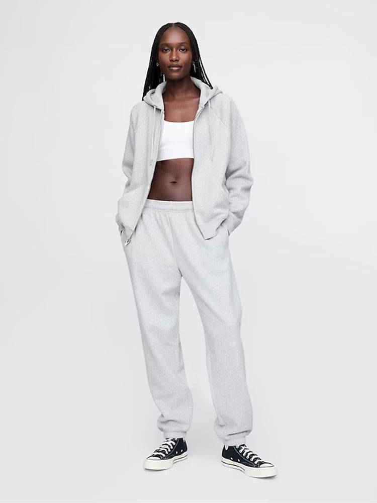 Gap Grey Vintage Soft Fleece-Lined Joggers - Image 2 of 8