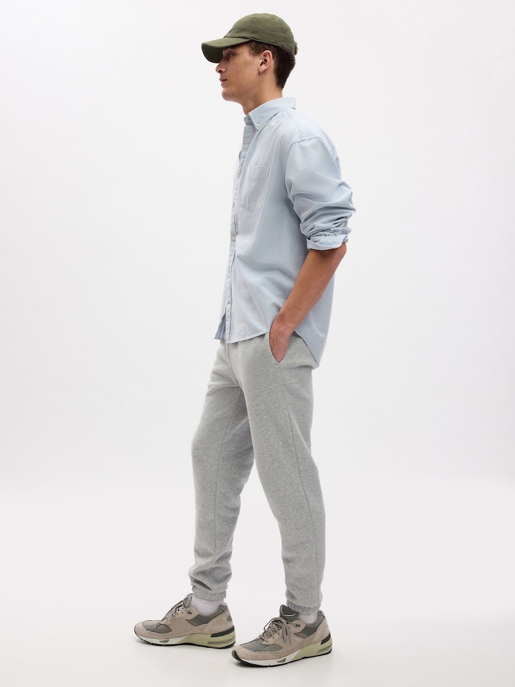Grijs - Gap vintage zachte fleece-gevoerde joggingbroek - Image 5 of 8