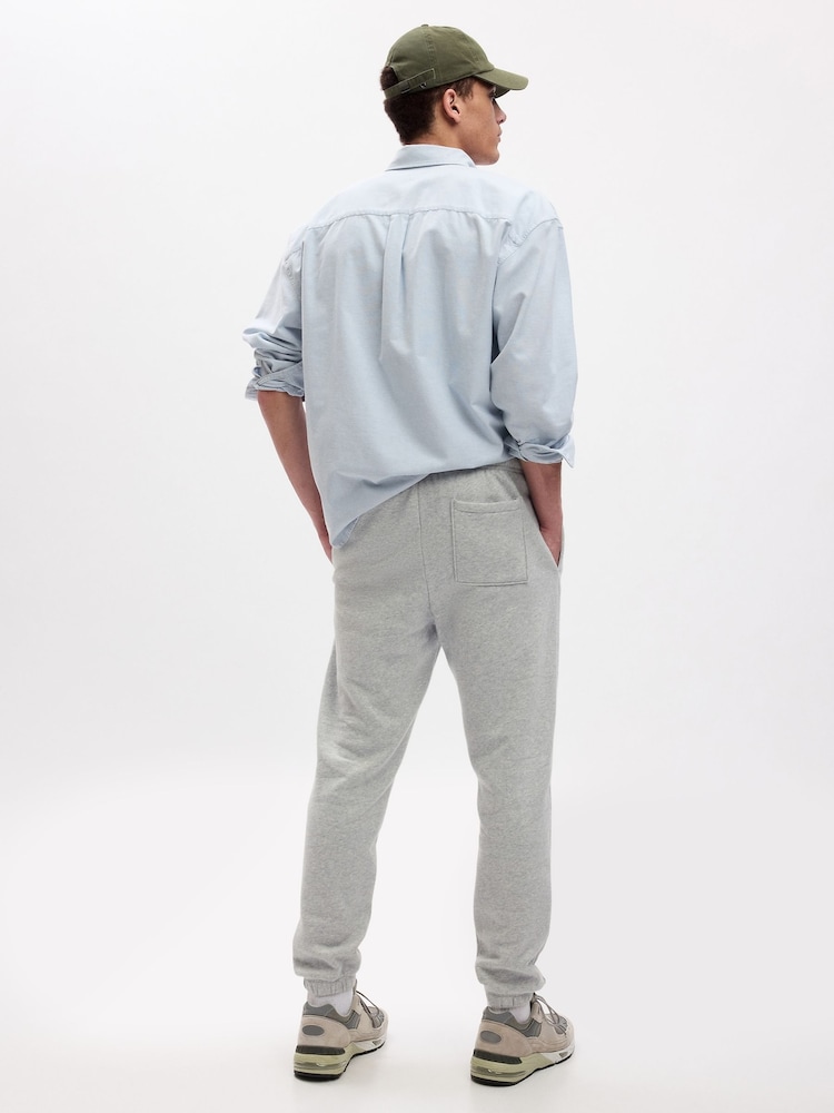 Grijs - Gap vintage zachte fleece-gevoerde joggingbroek - Image 6 of 8