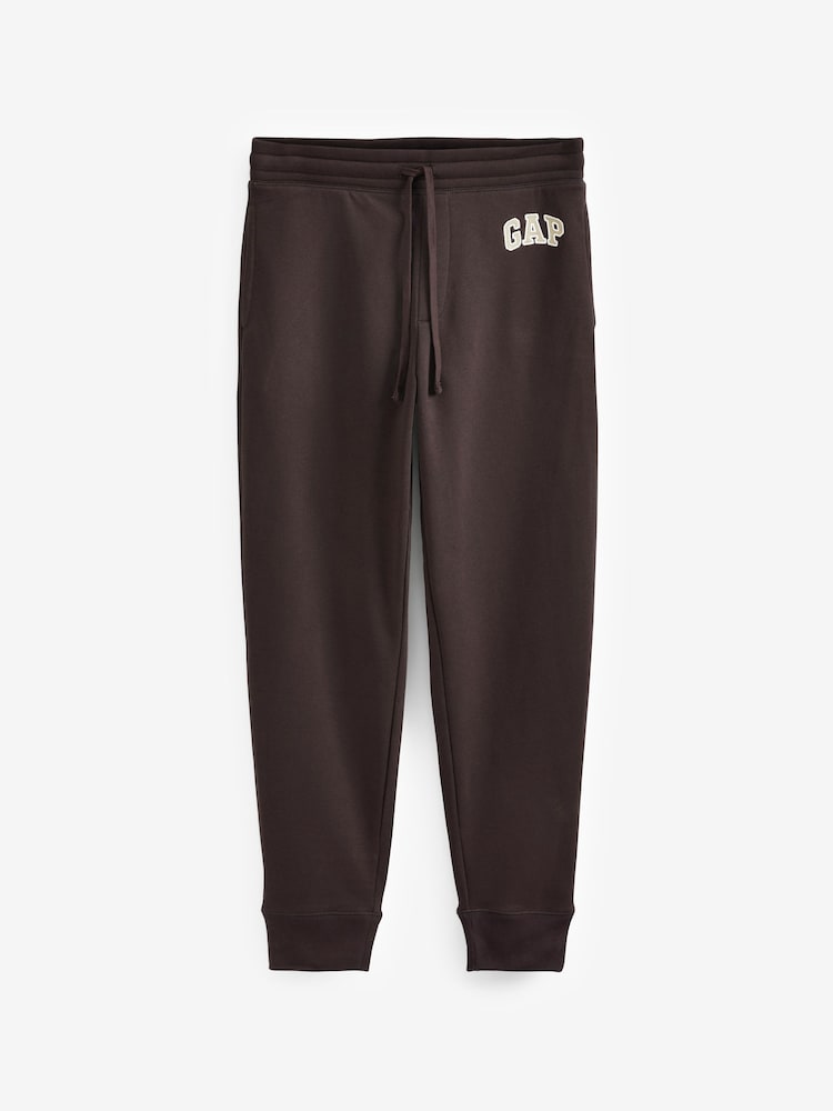 Gap Dark Brown Logo Fleece-Lined Joggers - Image 4 of 4