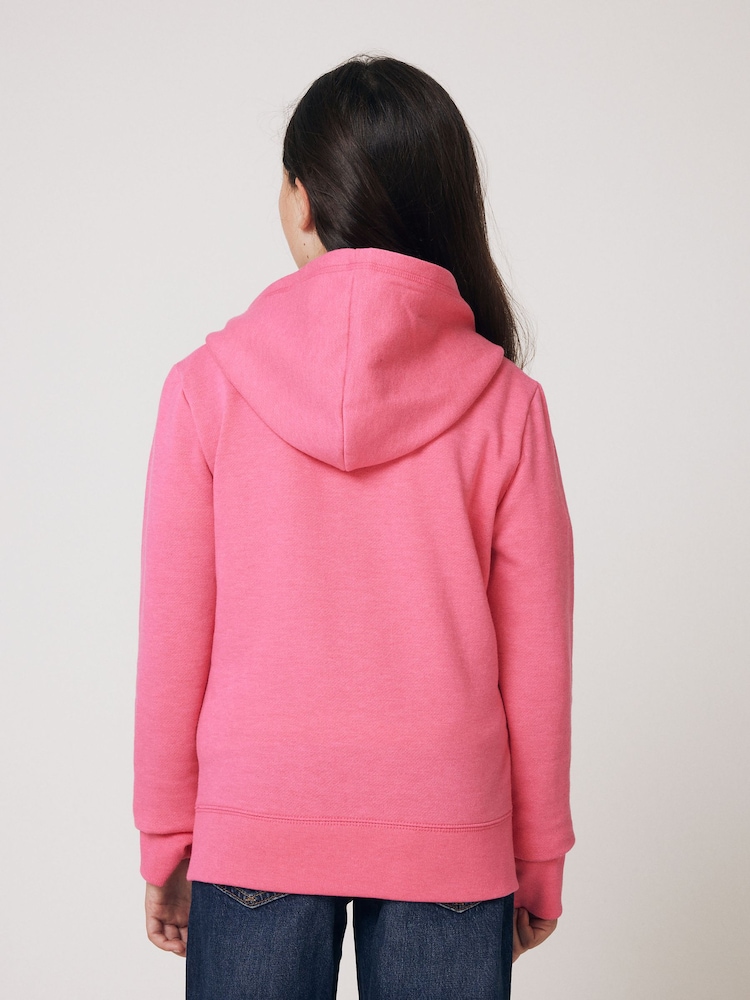 Gap Pink Logo Zip Through Hoodie (4-13yrs) - Image 2 of 5