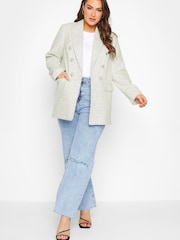 Yours Curve White Boucle Blazer - Image 2 of 4