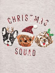Lipsy Grey Christmas Sweatshirt - Image 4 of 4