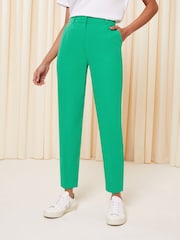 Friends Like These Jade Green Green Tailored Ankle Grazer Trousers - Image 1 of 4