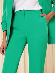 Friends Like These Jade Green Green Tailored Ankle Grazer Trousers - Image 3 of 4