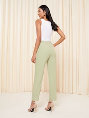 Friends Like These Sage Green Tailored Ankle Grazer Trousers - Image 4 of 4