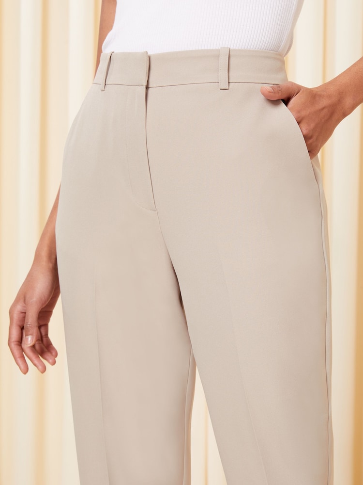 Taupe bruin - Friends Like These - Maatgesneden enkellange broek - Image 3 of 4
