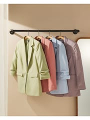 Friends Like These Sage Green Edge to Edge Tailored Blazer - Image 5 of 6