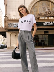 Friends Like These Elegante Business-Hose mit weitem Bein und Knöpfen vorn - Bild 1 von 4