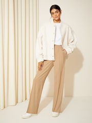 Friends Like These Camel Side Stripe Utility Trousers - Image 3 of 4