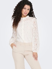 ONLY White Lace Blouse - Image 1 of 4