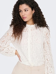 ONLY White Lace Blouse - Image 2 of 4